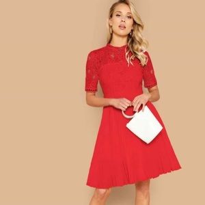 Red SheIn dress